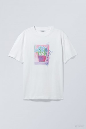 Art School Weekday Oversized Graphic Printed T-shirt | CCJO2854