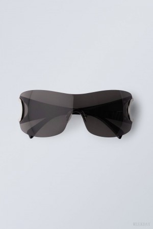 Black Weekday Motion Sunglasses | ZEAN4387