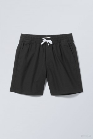 Black Weekday Olsen Regular Shorts | BKTN5205