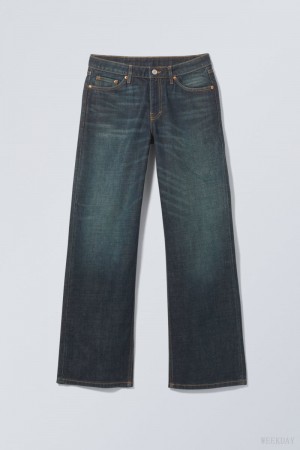 Blue Weekday Ample Low Loose Jeans | CIBM4167