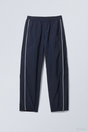 Dark Blue Weekday Dawn Track Trousers | BDVF9521