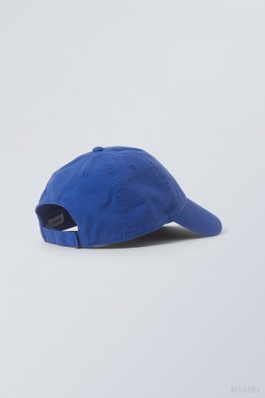 Deep Blue Weekday Essential Washed Cap | RIDN3017