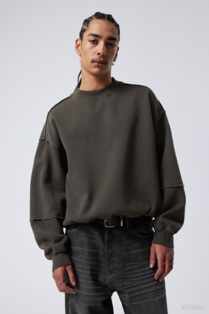 Grey Weekday Liam Sweatshirt | NPHH1643