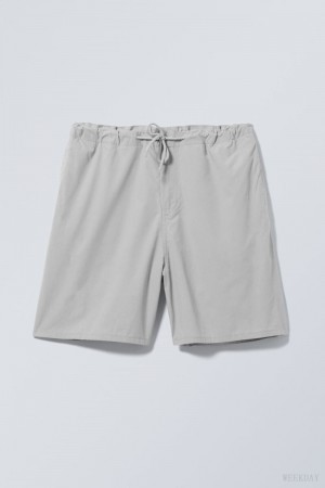 Grey Weekday Parachute Loose Shorts | ALSF2222