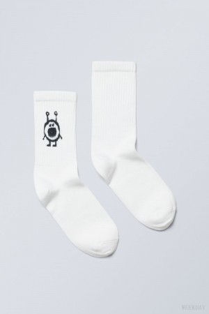 Mini Tubbie Weekday Sport Printed Socks | BHGE0147