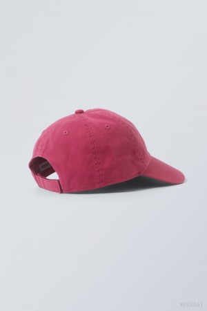 Pink Weekday Essential Washed Cap | CBWG0955