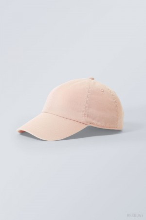 Pink Weekday Essential Washed Cap | ZWTR5433