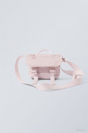 Pink Weekday Tiny Messenger Bag | PVAZ9314