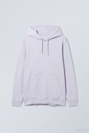 Purple Weekday Standard Midweight Hoodie | PUJG8445