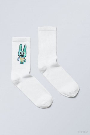 Rabbit Weekday Graphic Sport Sock | PRKM0770