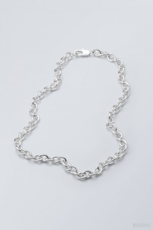 Silver Weekday Bella Necklace | KAGM4101