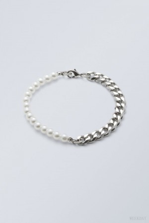 Silver Weekday Kevin Bracelet | UYHJ7723