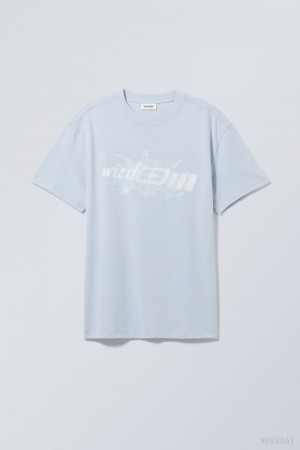 Wizdom Weekday Oversized Graphic Printed T-shirt | QSBW1137