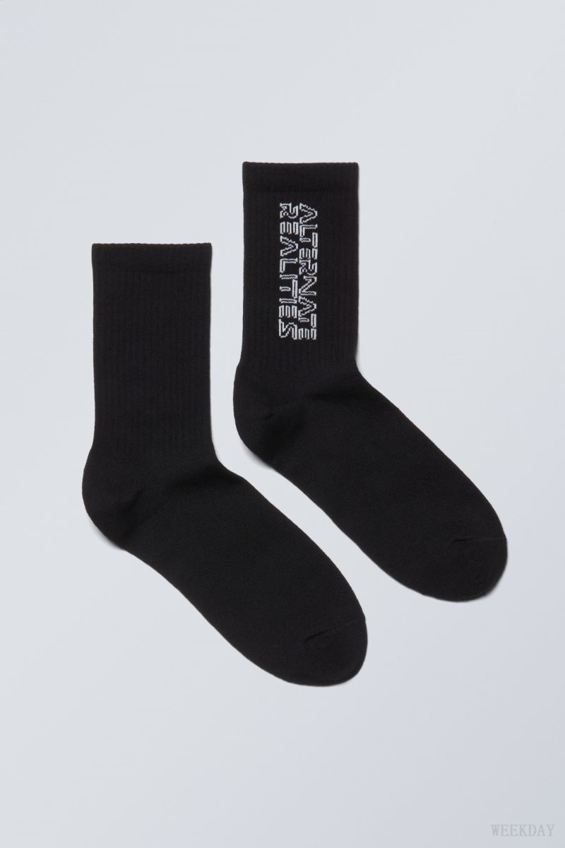 Alternate Realities Weekday Sport Printed Socks | VAHI1805