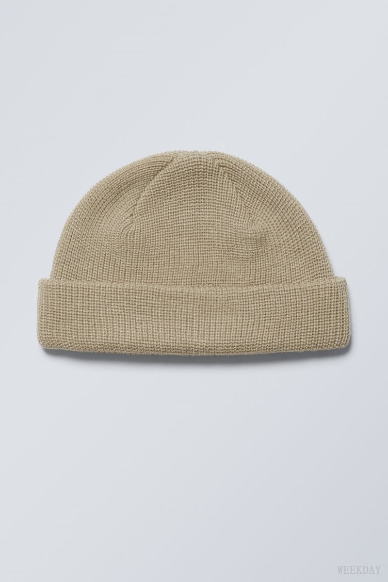 Beige Weekday Stan Beanie | XEEO2825