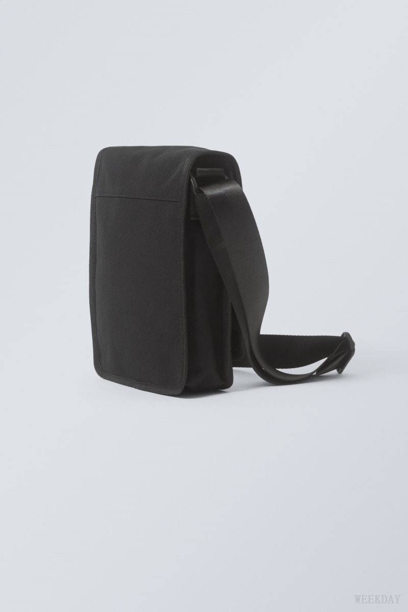 Black Weekday Becky Canvas Bag | UMIT7286