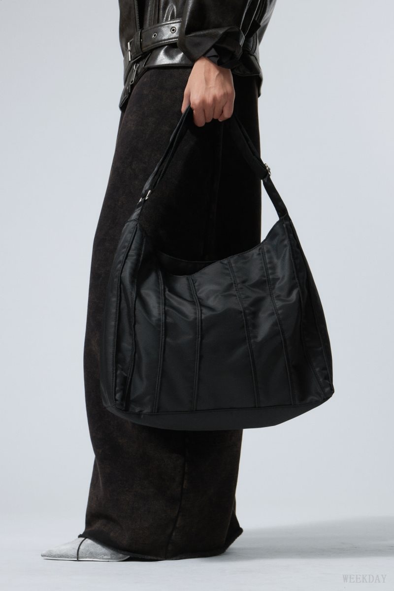 Black Weekday Bella Shoulder Bag | ZUFK1667