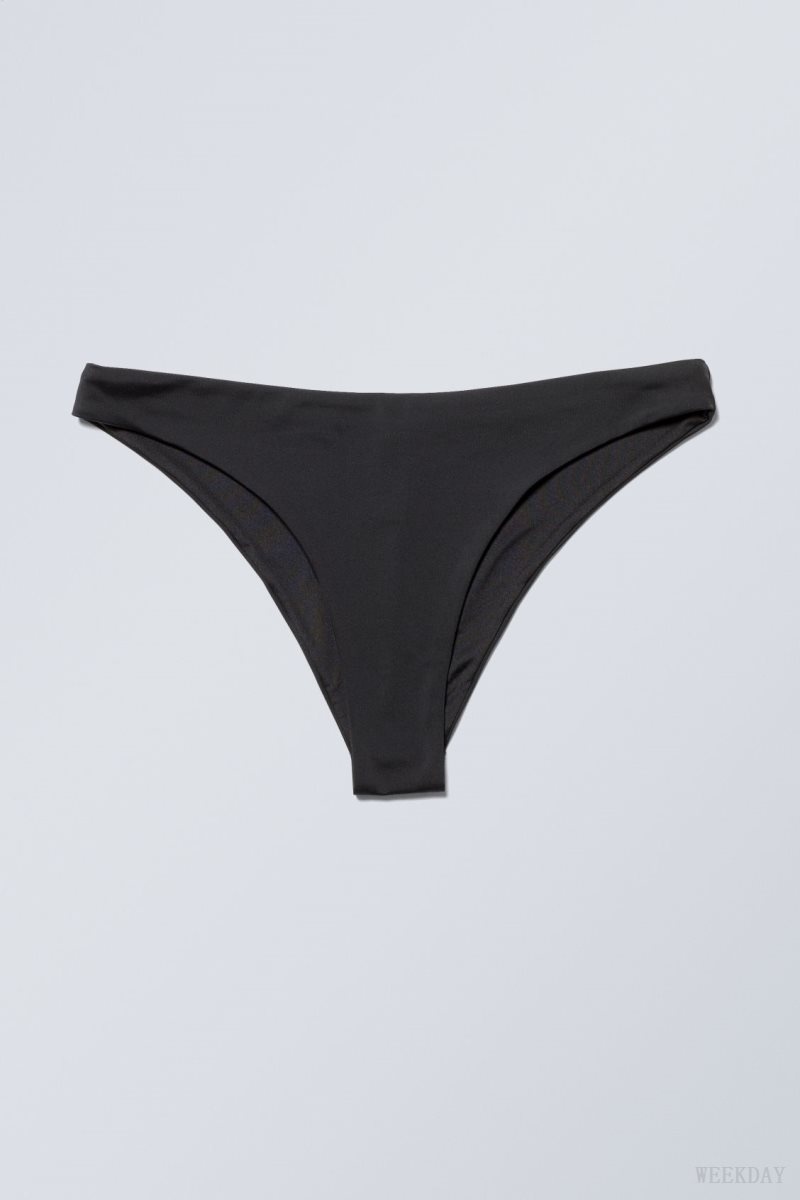 Black Weekday Brazilian Bikini Bottoms | GWNW6882