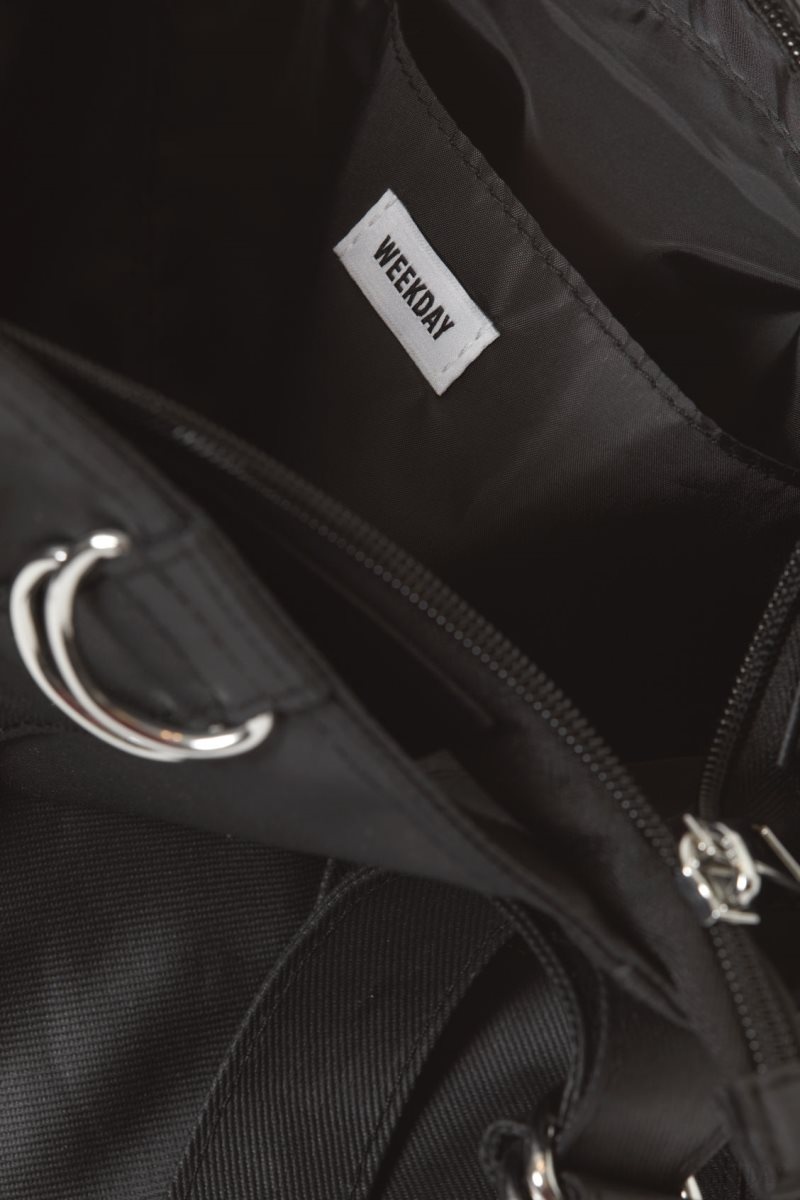 Black Weekday D-Ring Bag | UCAB7481