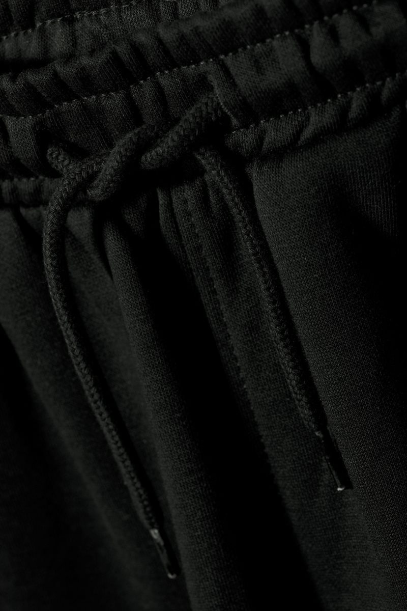 Black Weekday Standard Sweatpants | UPWZ4236