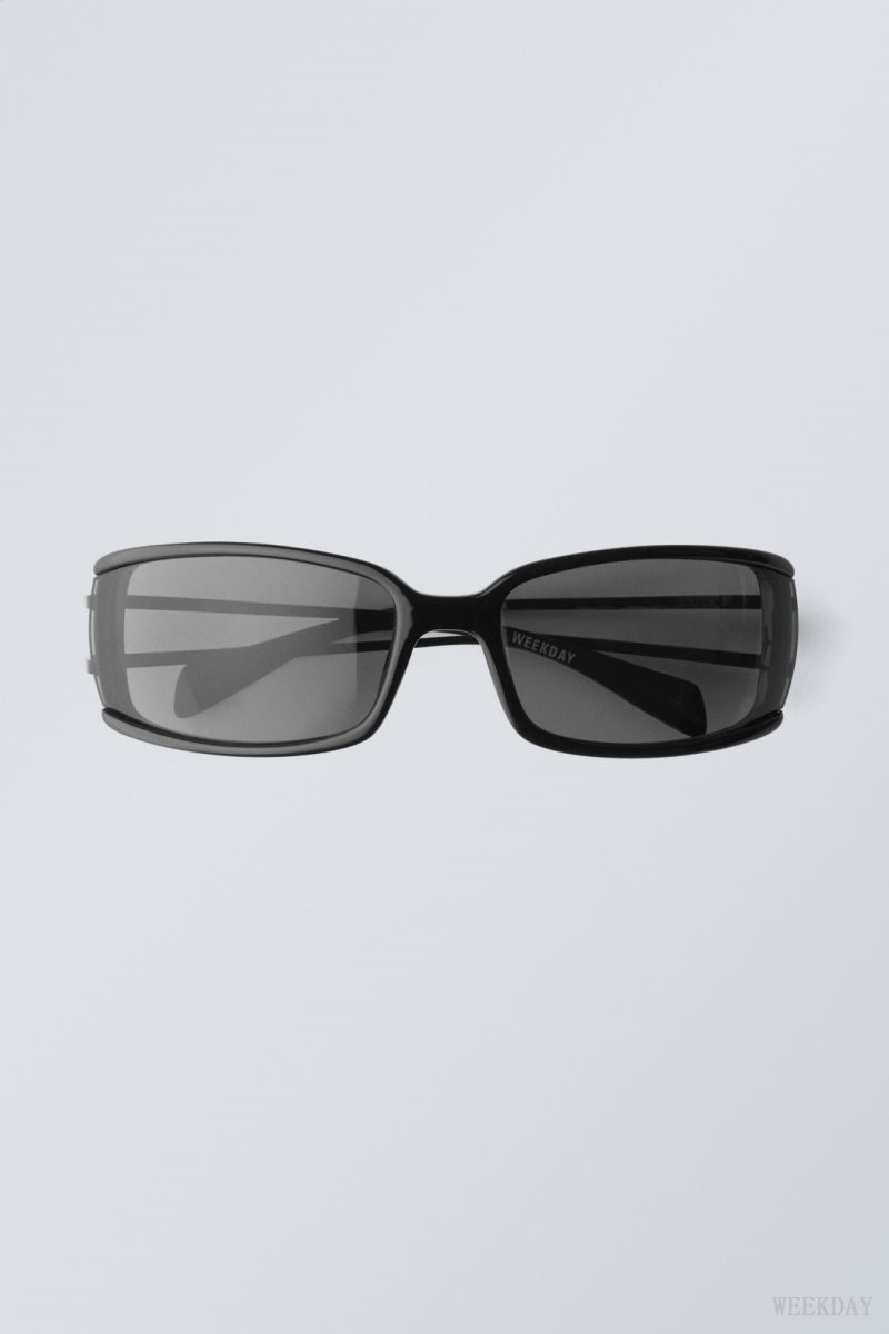 Black Weekday Tour Sunglasses | JUNM6478