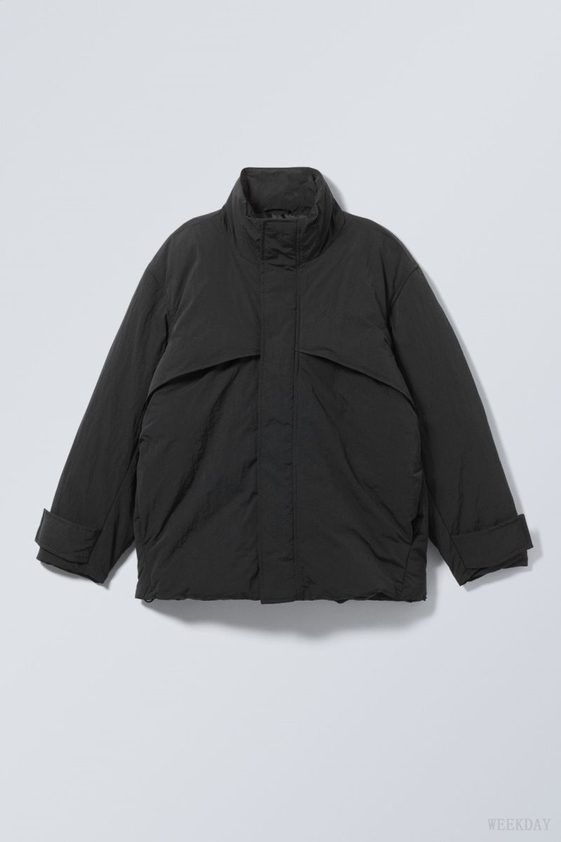 Black Weekday Windy Jacket | NEEC4550