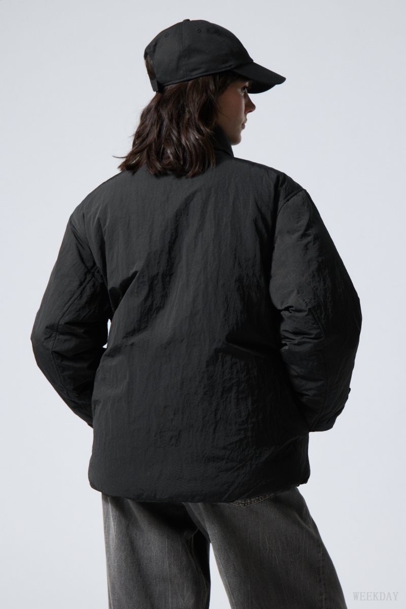 Black Weekday Windy Jacket | NEEC4550