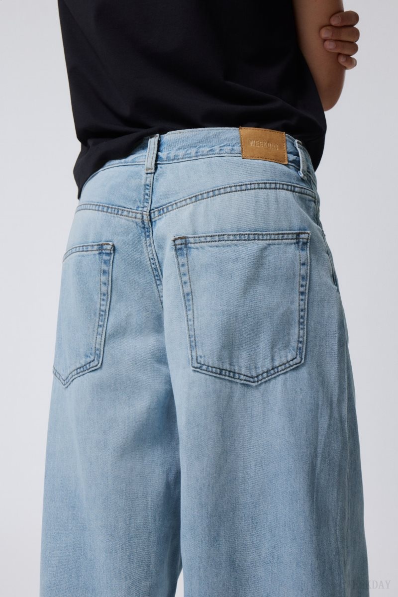 Blue Weekday Astro Loose Baggy Jeans | YOSS8540