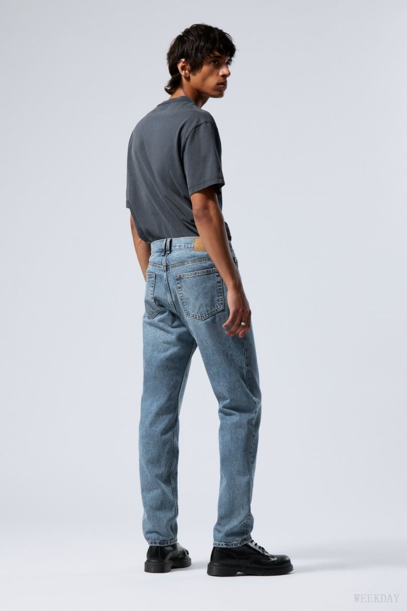 Blue Weekday Barrel Relaxed Tapered Jeans | LHCH2351