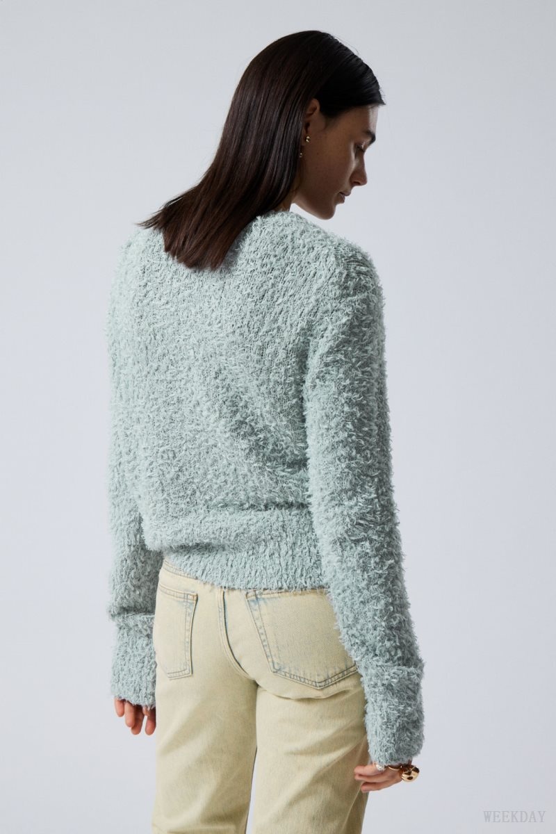 Blue Weekday Judi Hairy Sweater | HYOG2620