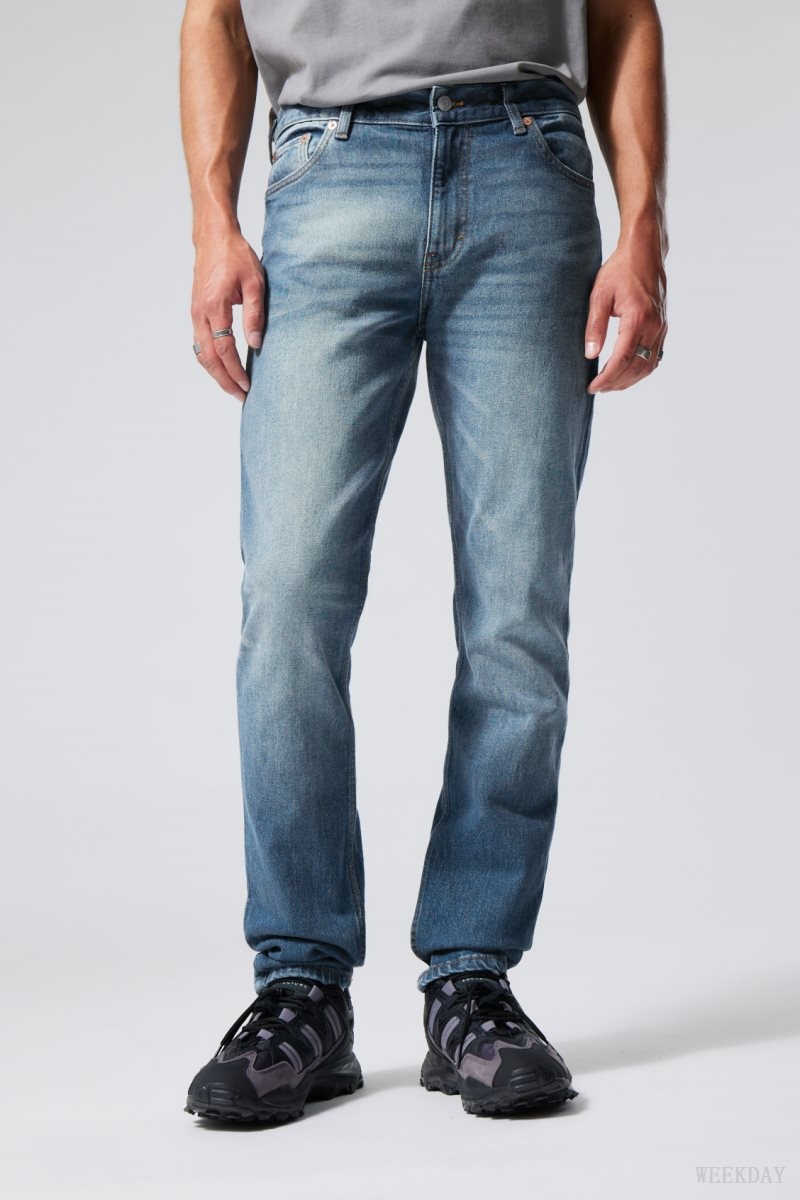 Blue Weekday Sunday Slim Tapered Jeans | RSZG8709