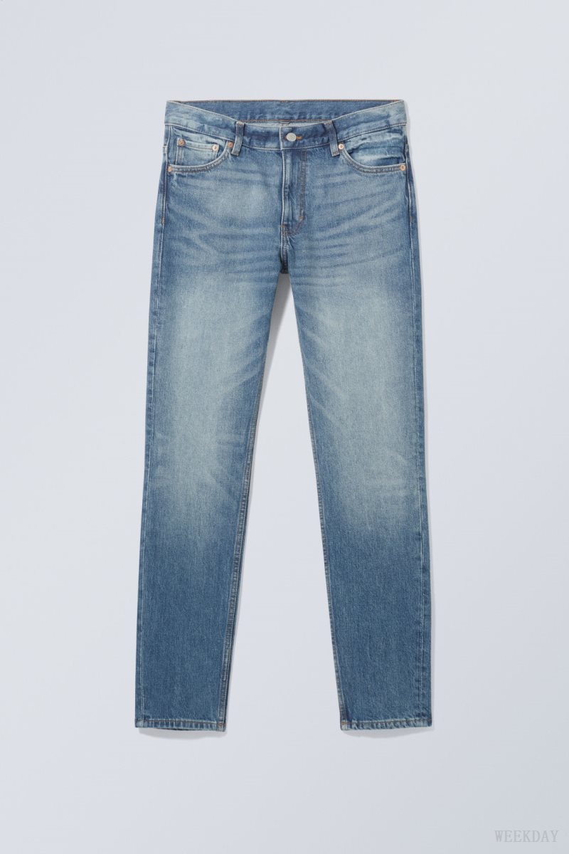 Blue Weekday Sunday Slim Tapered Jeans | RSZG8709