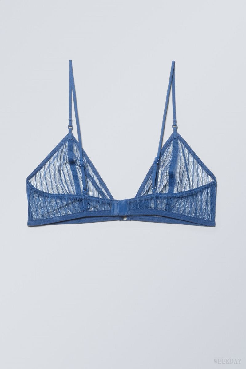 Blue Weekday Zelda Lace Bralette Bralette | CDVL8047