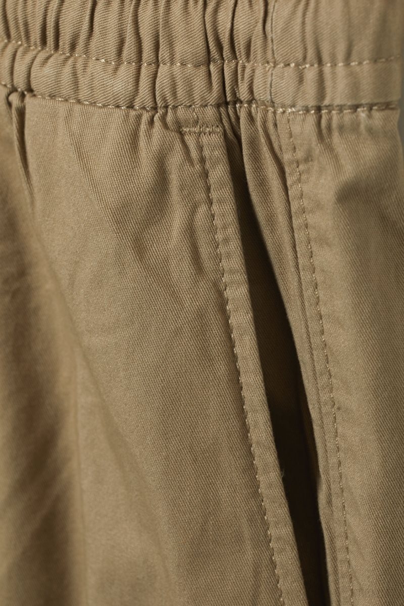 Dark Beige Weekday Alex Relaxed Shorts | FBOW9014