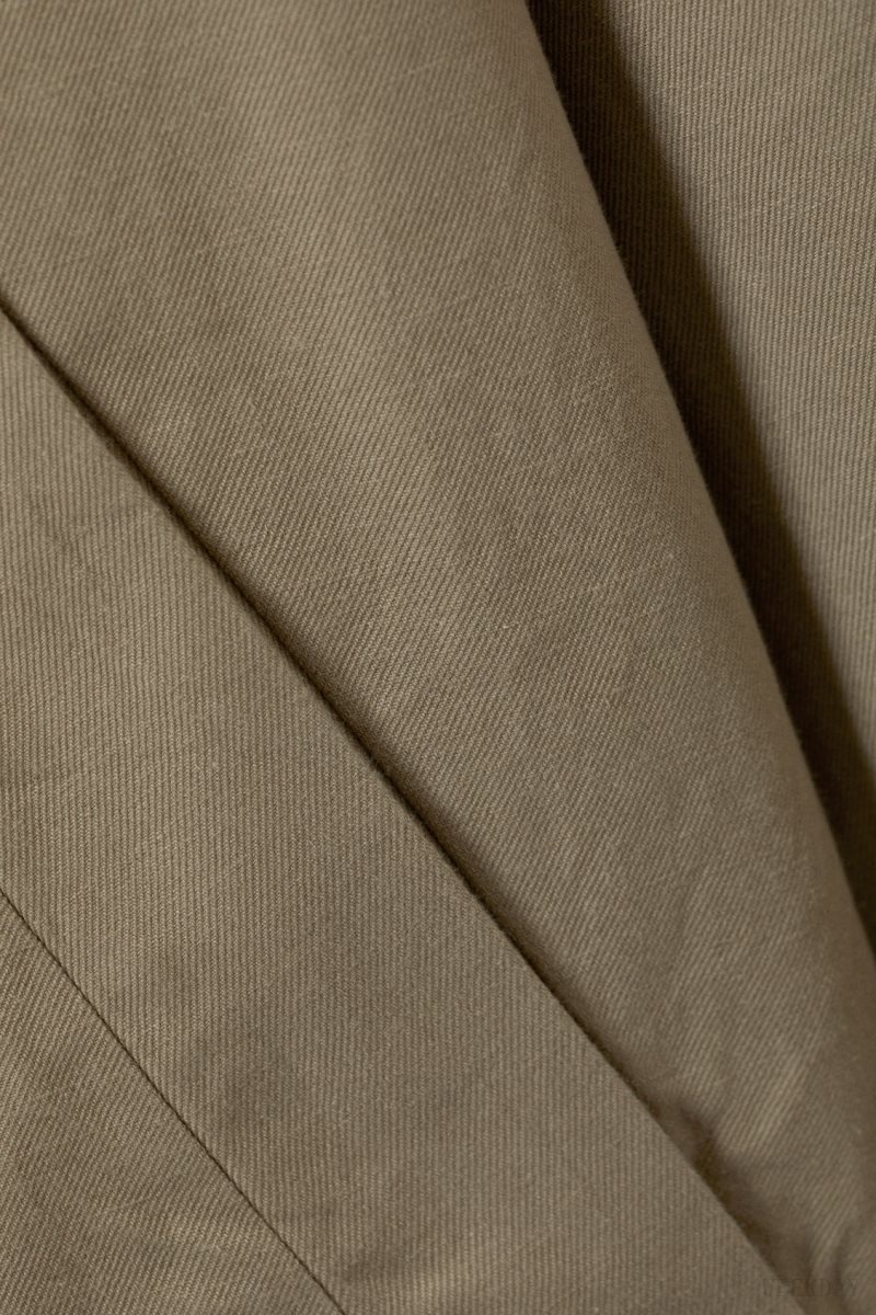 Dark Beige Weekday Martin Linen Jacket | LALS7811