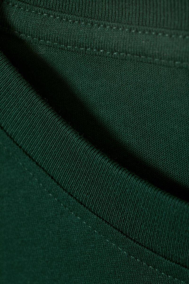 Dark Green Weekday Essence Standard Long Sleeve | IVVU3134