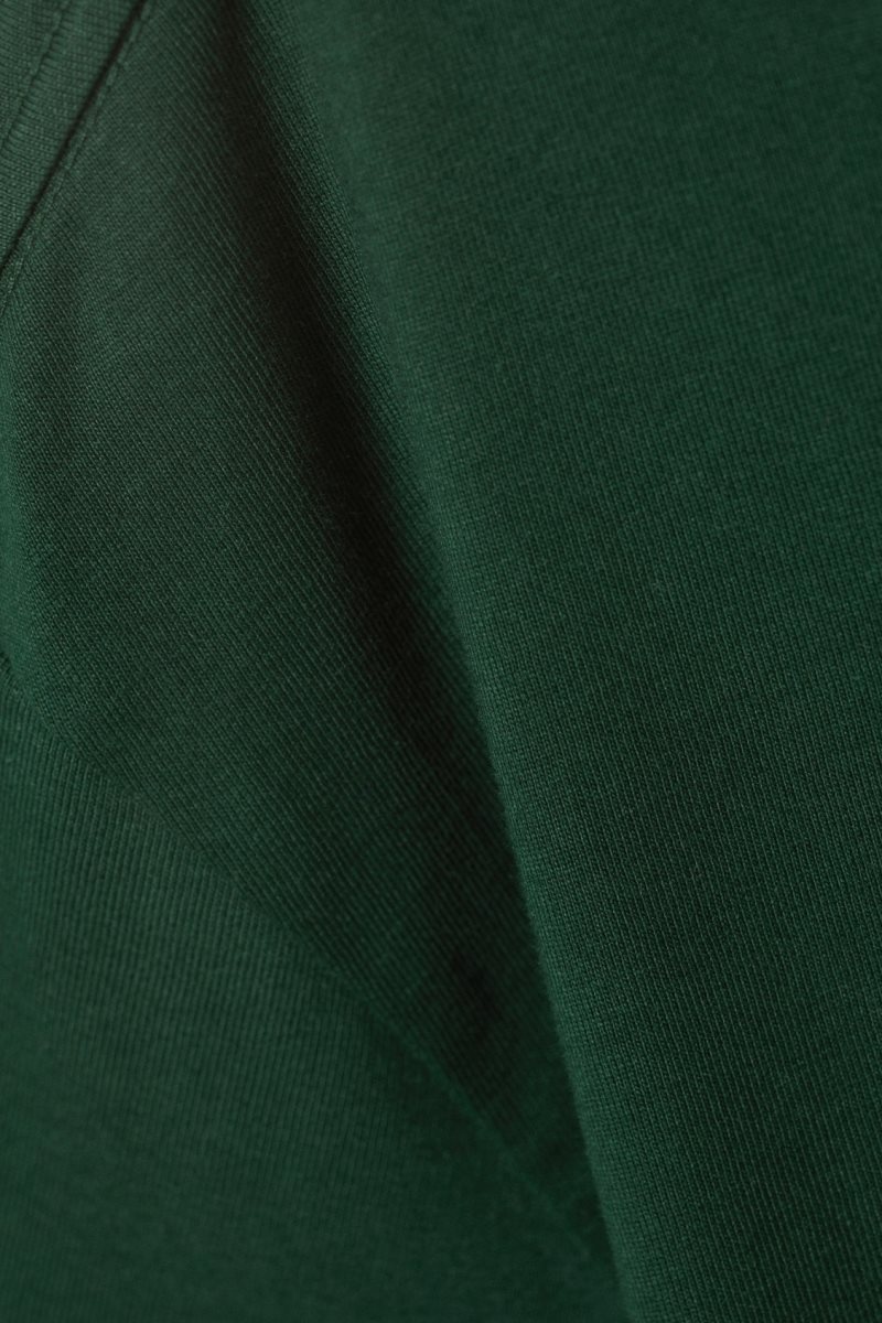 Dark Green Weekday Oversized Heavyweight T-shirt | DOLE4778