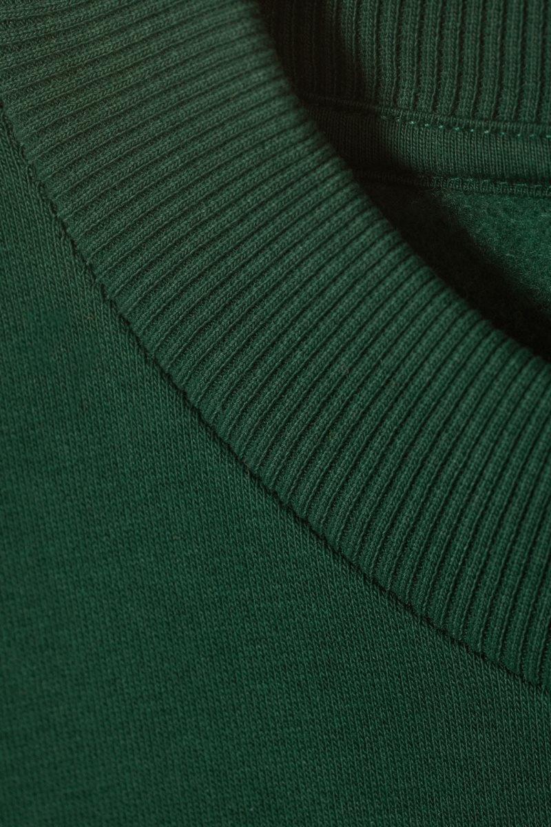 Dark Green Weekday Relaxed Heavyweight Sweatshirt | GKNV2958