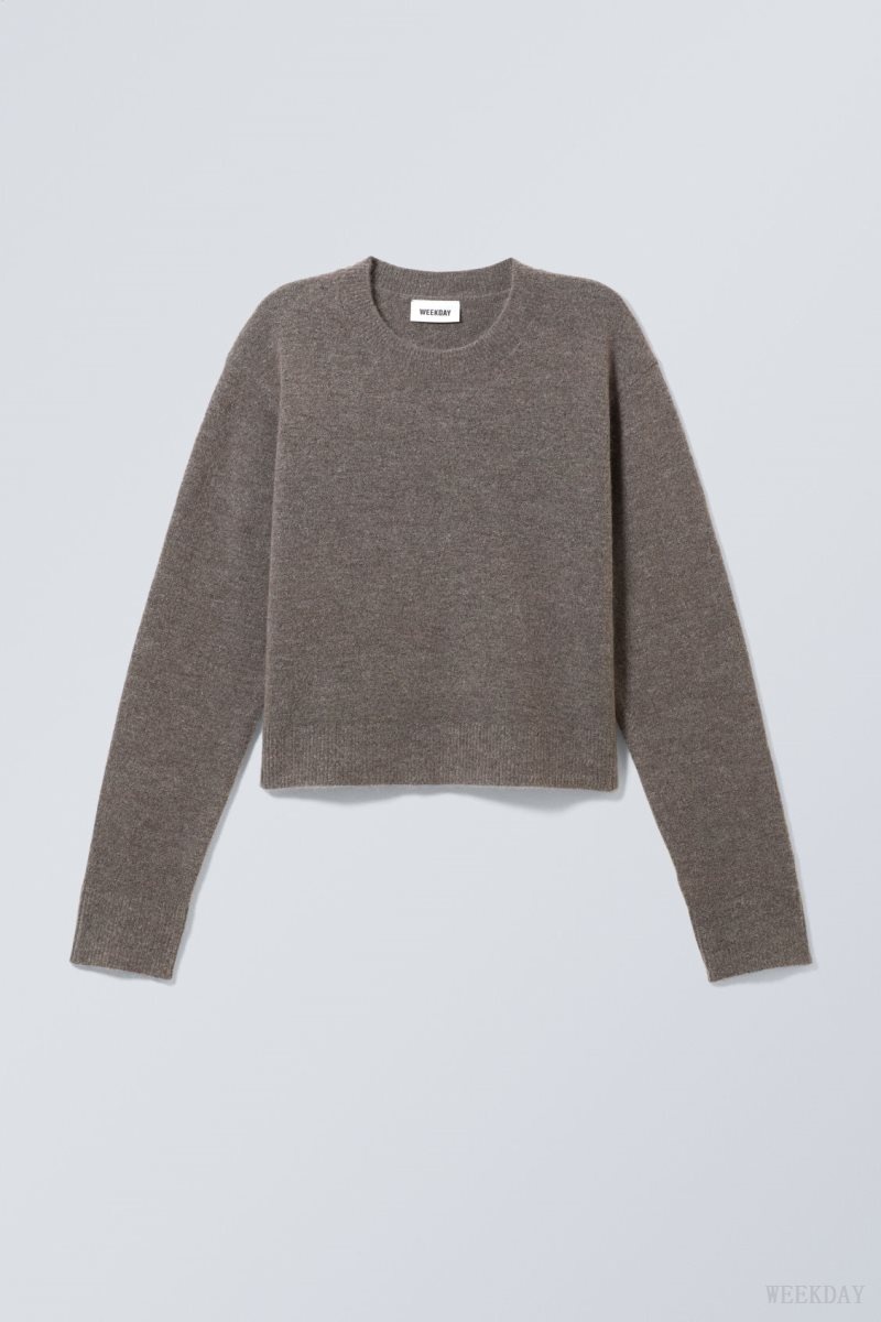 Dark Mole Weekday Ayla Sweater | SZJR7030