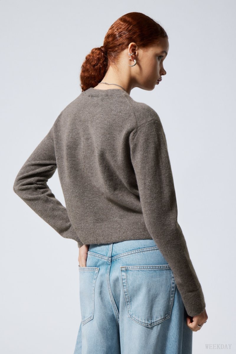 Dark Mole Weekday Ayla Sweater | SZJR7030