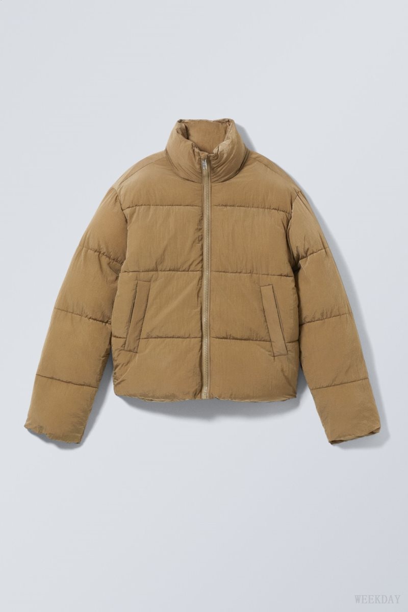 Dusty Mole Weekday Ben Ripstop Puffer Jacket | JDRI7699