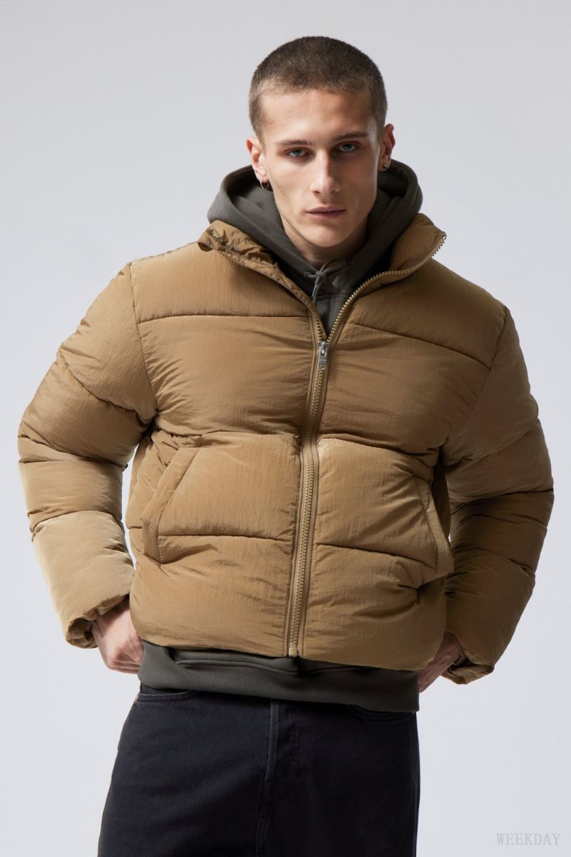 Dusty Mole Weekday Ben Ripstop Puffer Jacket | JDRI7699