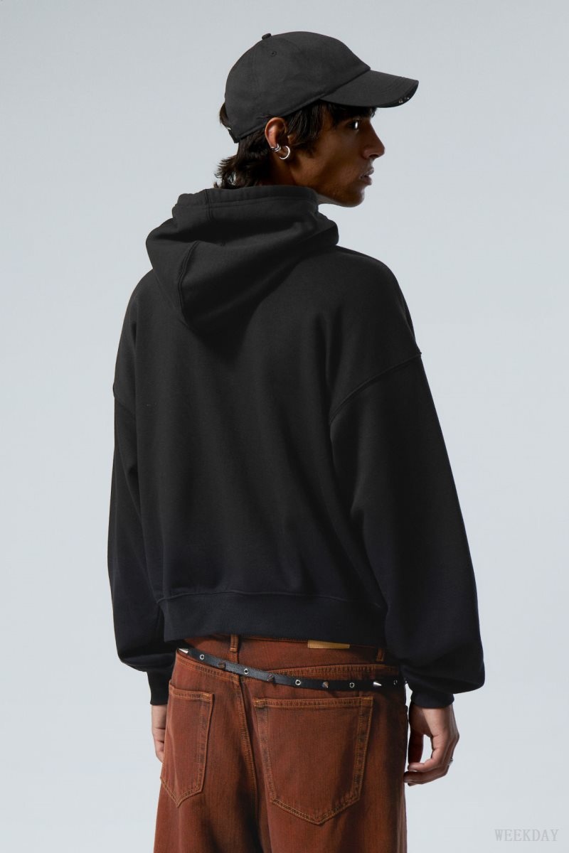 Eternity Weekday Boxy Graphic Zip Hoodie | VOZB3494