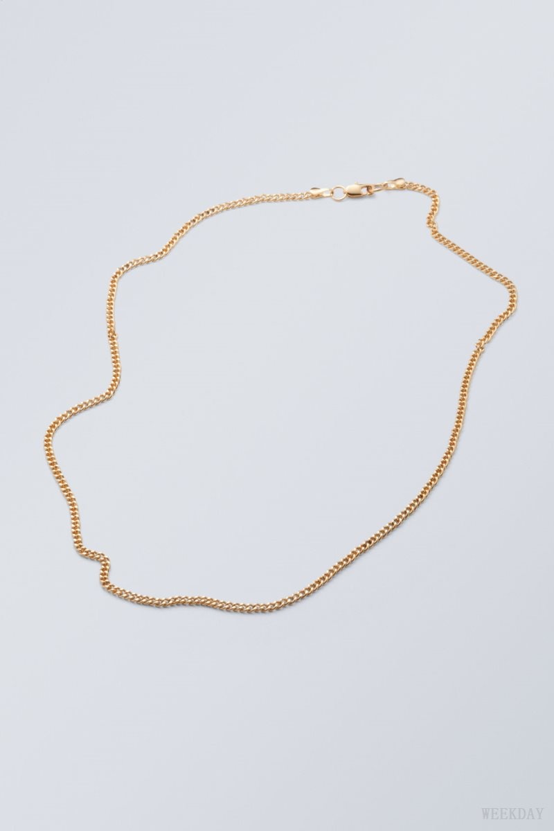 Gold Weekday John Necklace | TSCT7282