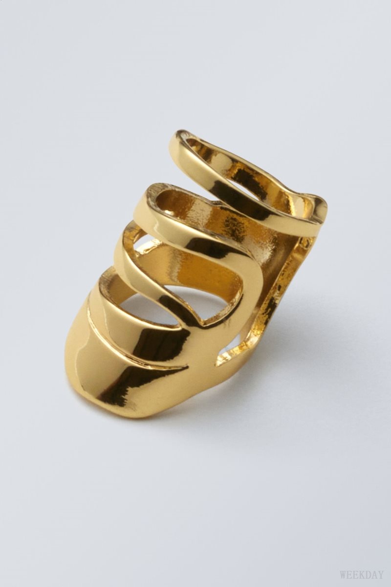 Golden Weekday Motion Ring | MBDG1867