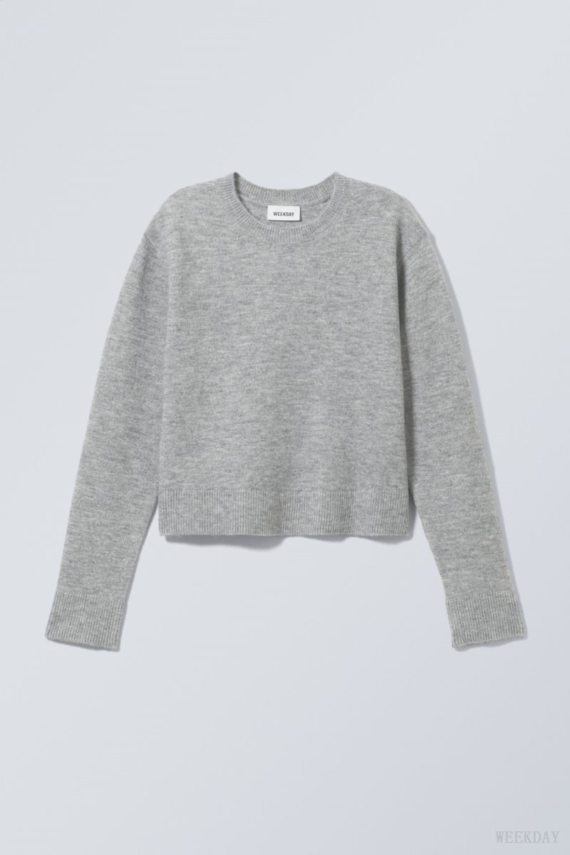 Grey Weekday Ayla Sweater | FPPS1139