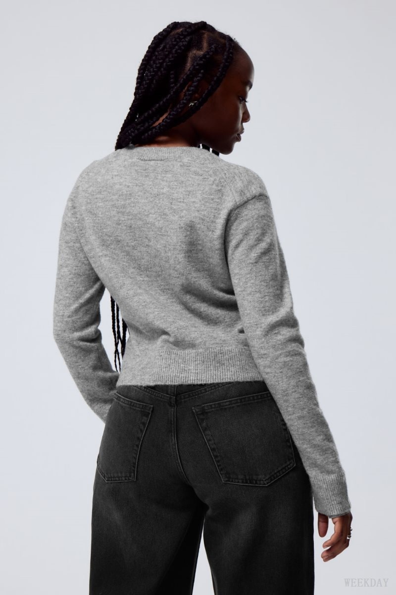 Grey Weekday Ayla Sweater | FPPS1139