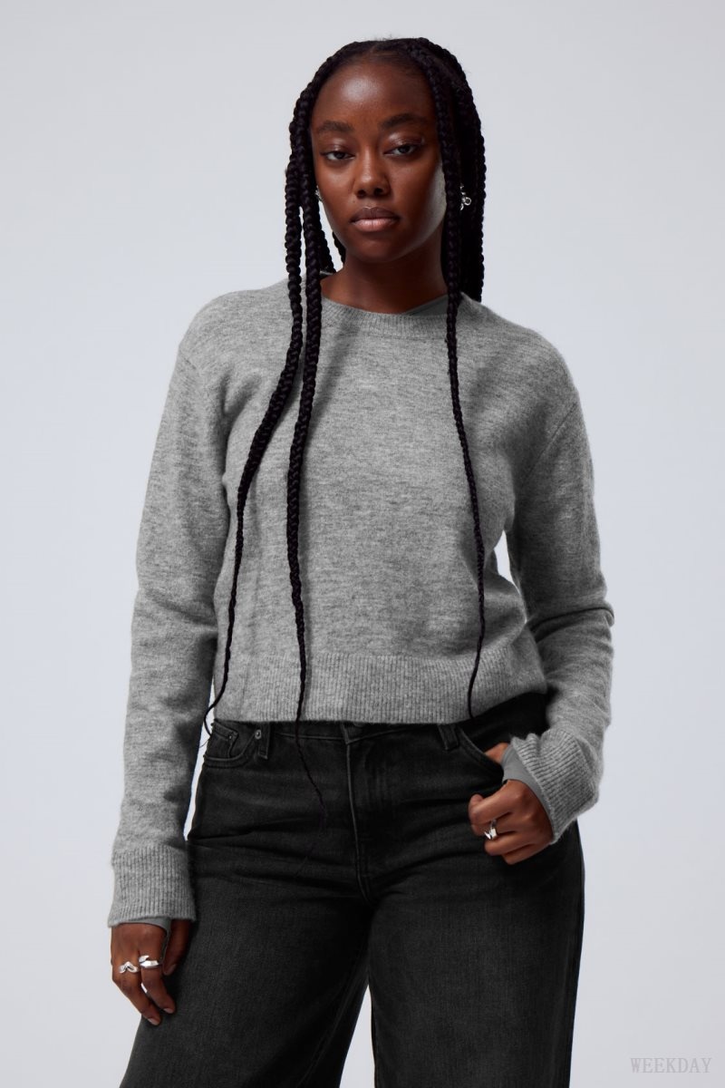 Grey Weekday Ayla Sweater | FPPS1139