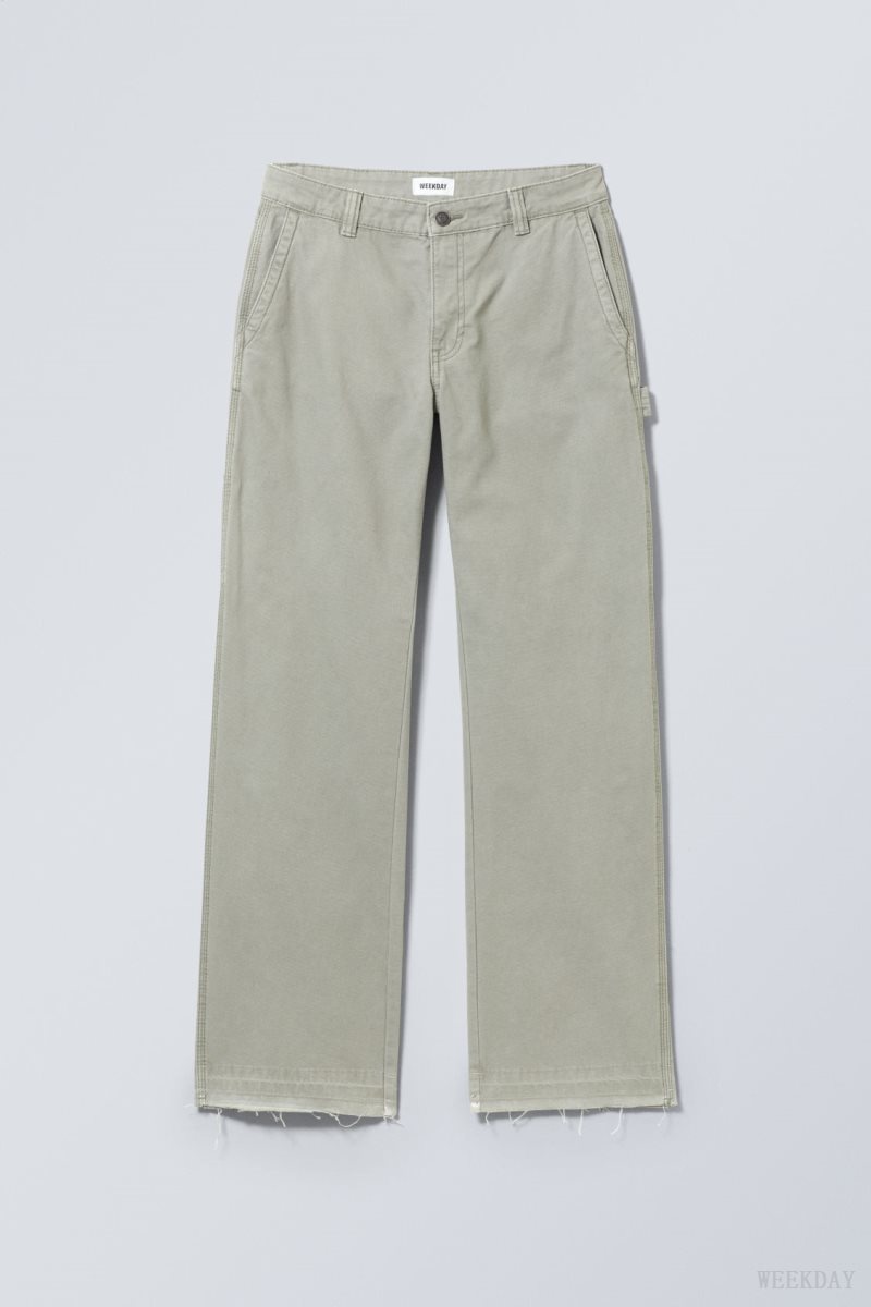 Grey Weekday Mace Carpenter Trousers | WYRP9082