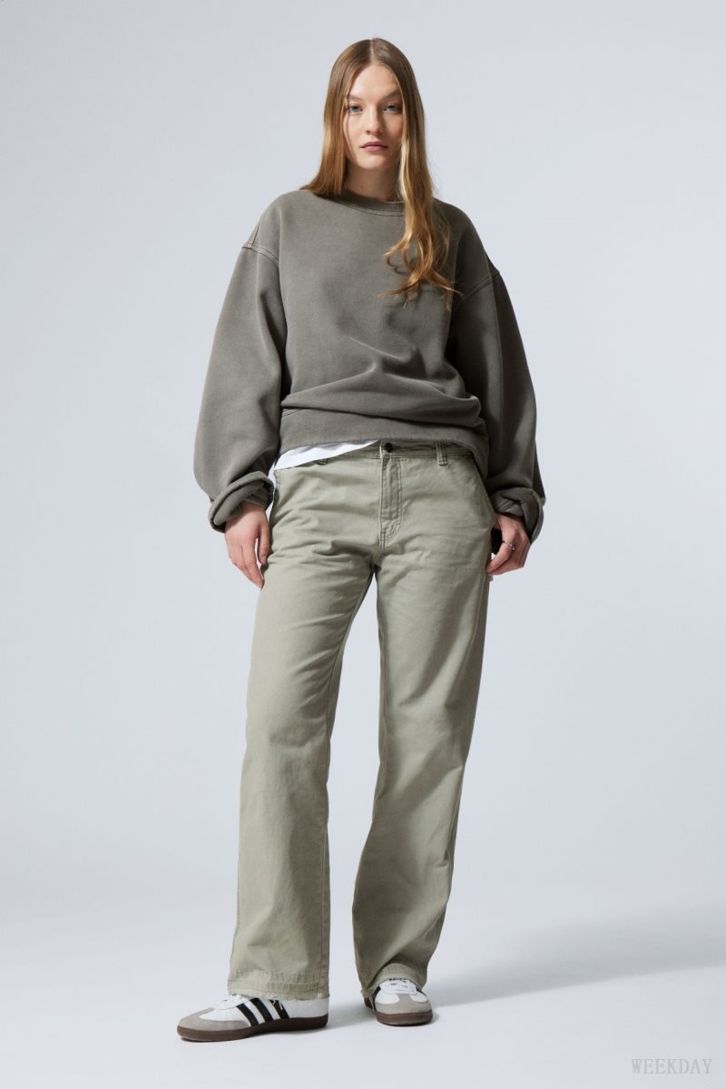 Grey Weekday Mace Carpenter Trousers | WYRP9082